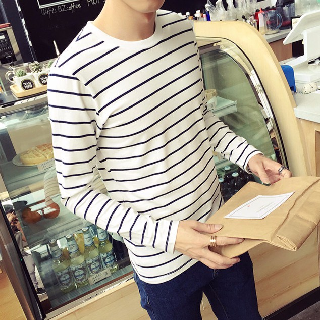 FREESHIP 99K TOÀN QUỐC_Áo phông kẻ ngang dài tay - AP86 | BigBuy360 - bigbuy360.vn