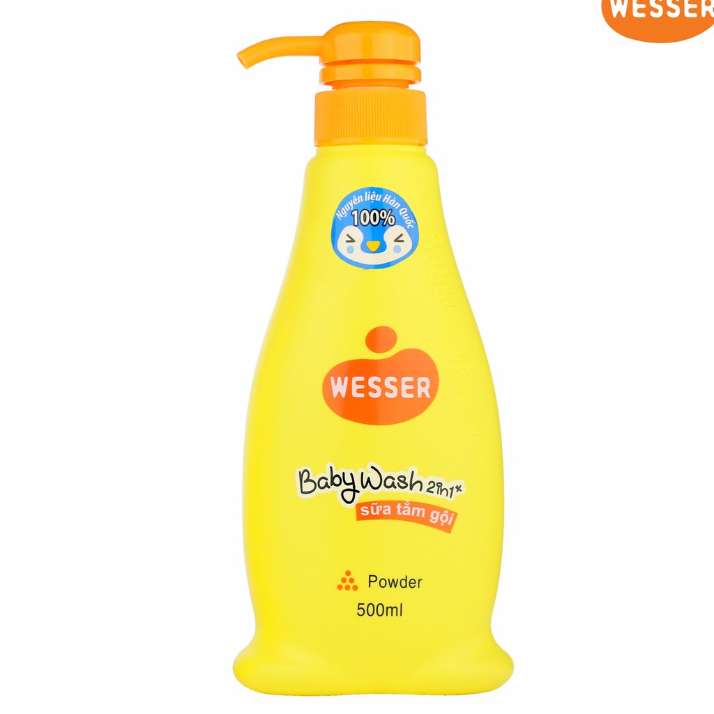 Tắm gội wesser 500ml