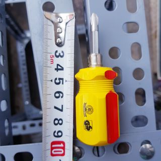 Tua vít ngắn 2 đầu Yale 6x38mm (Dài 10cm)