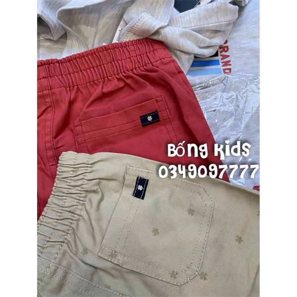 Bộ Hè Bé Trai Cỏ May Mắn Ghi Lucky(quần nhạt hơn hình)