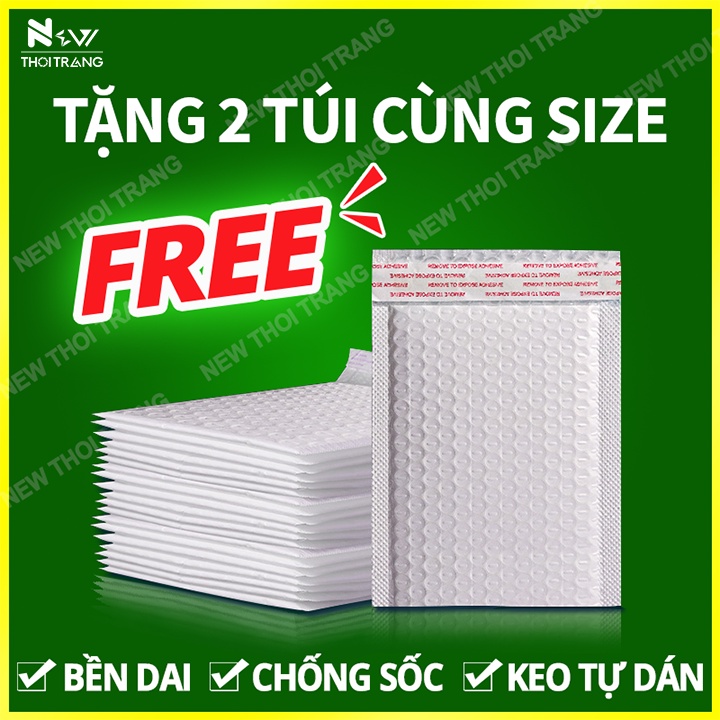 [QUÀ TẶNG] Bộ 2 Túi Bóng Khí Gói Hàng Chống Sốc, Túi Xốp Hơi Niêm Phong Có Sẵn Keo Dán - New Thoi Trang