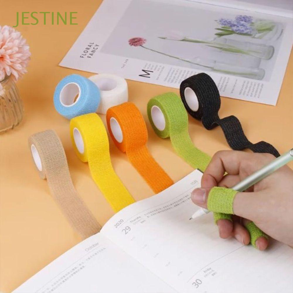 Băng keo tự dính 4m thiết kế đàn hồi dễ thương chống mài mòn ngăn ngừa nứt nẻ bảo vệ ngón tay khi viết cho học sinh