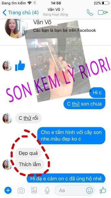 Son kem lì Riori