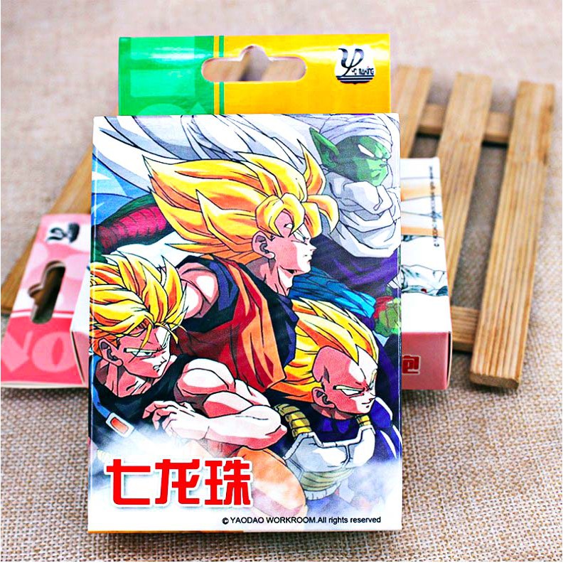 (có hộp đựng) Bộ bài Tây anime dragon ball , bộ Tú 7 viên Ngọc rồng