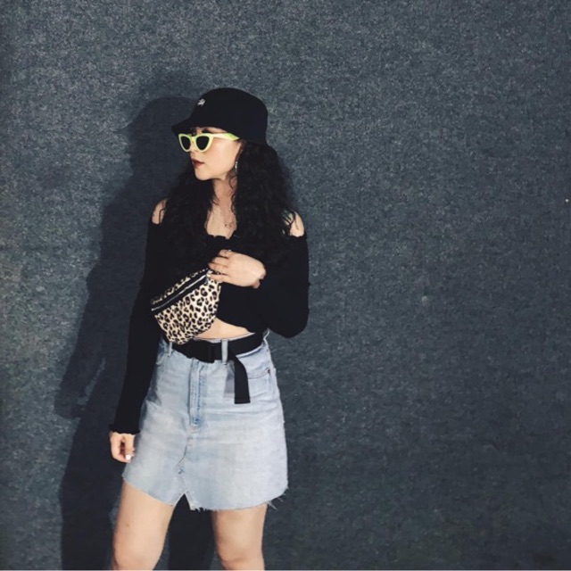 Chân váy jeans chữ A