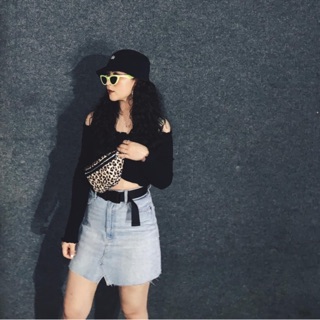 Chân váy jeans chữ A