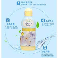 Nước giặt khử trùng quần lót Lingerie Soap 120ml NHẬT BẢN , nước giặt đồ lót