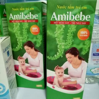 Nước tắm thảo dược Amibebe.