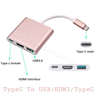 Cáp Chuyển Type C Ra USB 3.0 Va HDMI, Type C
