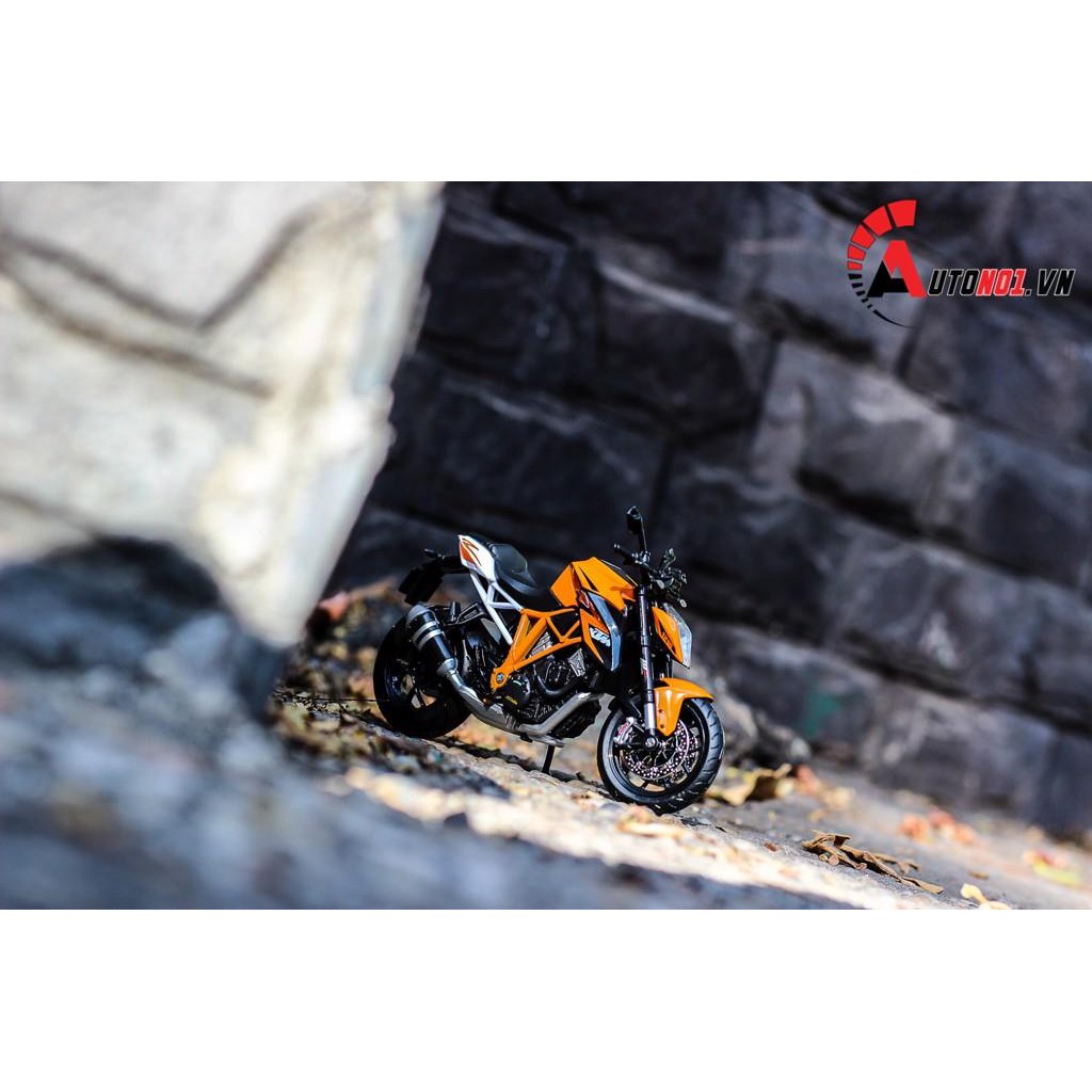 MÔ HÌNH XE KTM 1290 SUPER DUKE R ORANGE 1:12 MAISTO 6767