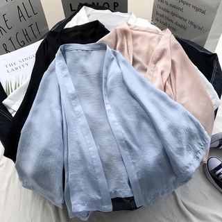 Áo Sơ Mi Chiffon Tay Lửng Dáng Rộng Thời Trang Cá Tính