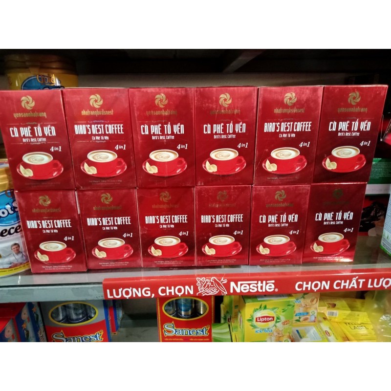 CaFe 4in1(caffe tổ yến)Mua 3hop tặng 1 bình nước