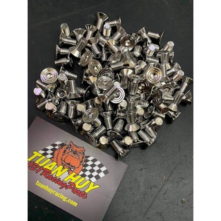 ôc salaya inox 304 6li 8li bắt lòng đĩa ktm 6li10 8li10 ( salaza 8x10 6x10 for oversize brake dics 265mm )
