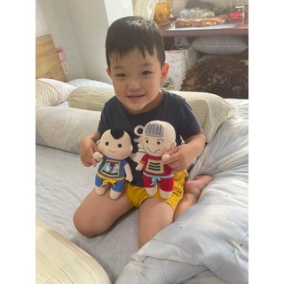 Búp bê len nhồi bông handmade  - Thần đồng đất việt (23cm)