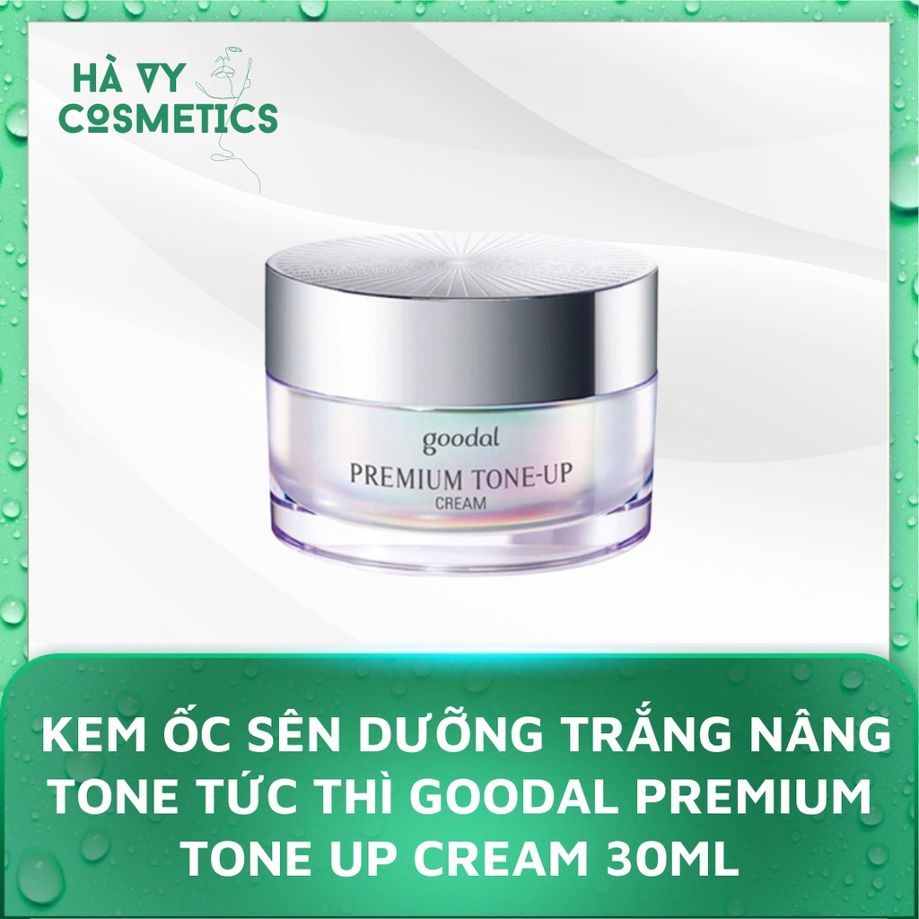 Kem Ốc Sên Dưỡng Trắng Nâng Tone Tức Thì Goodal Premium Tone Up Cream 30ml