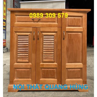 TỦ GIÀY DÉP GỖ THÔNG TỰ NHIÊN CAO CẤP HCM