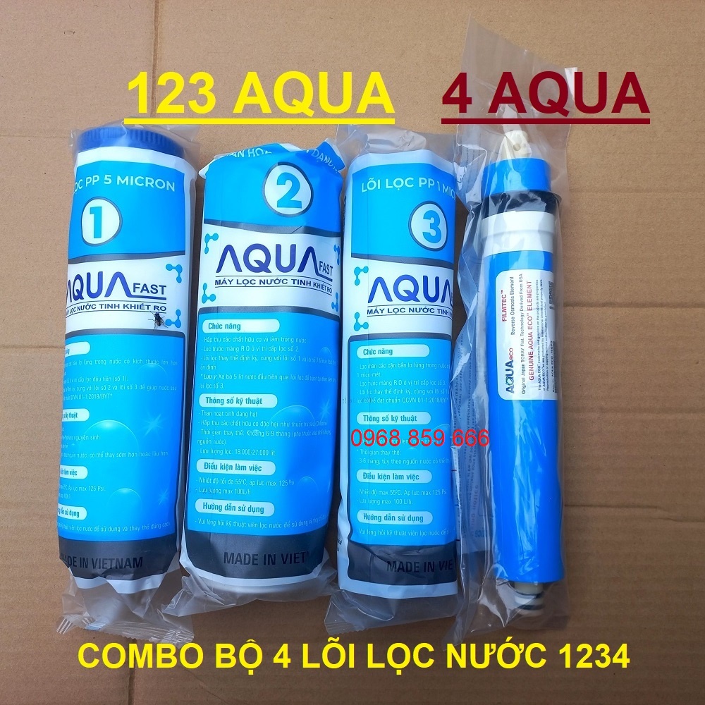 Lõi Lọc Nước, tạo khoáng Số 1-2-3-4-5-6-7-8-9-10 lắp được cho các loại máy lọc RO ,màng lọc RO DOW Filmtec