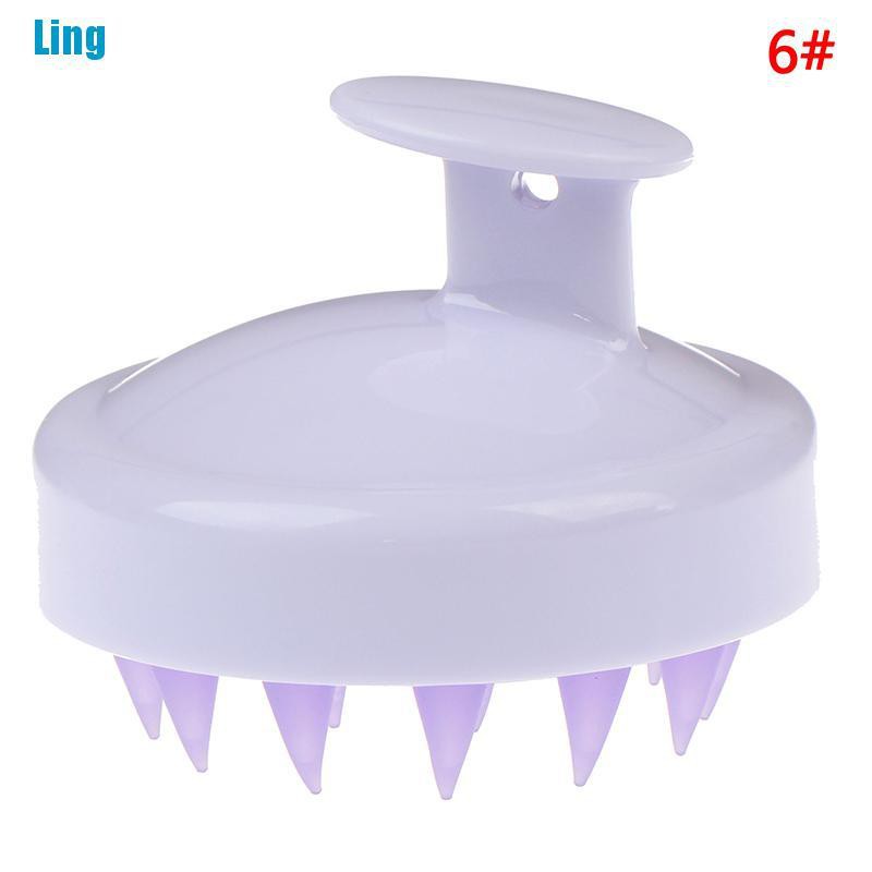 Lược gội đầu mát xa thư giãn bằng silicon êm ái thoải mái