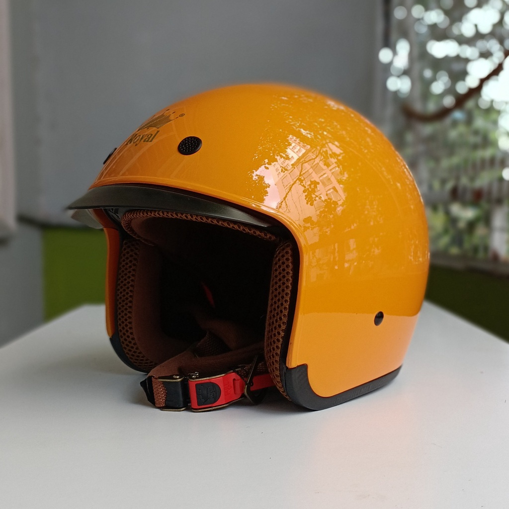 Mũ bảo hiểm Royal M139 kính âm vàng