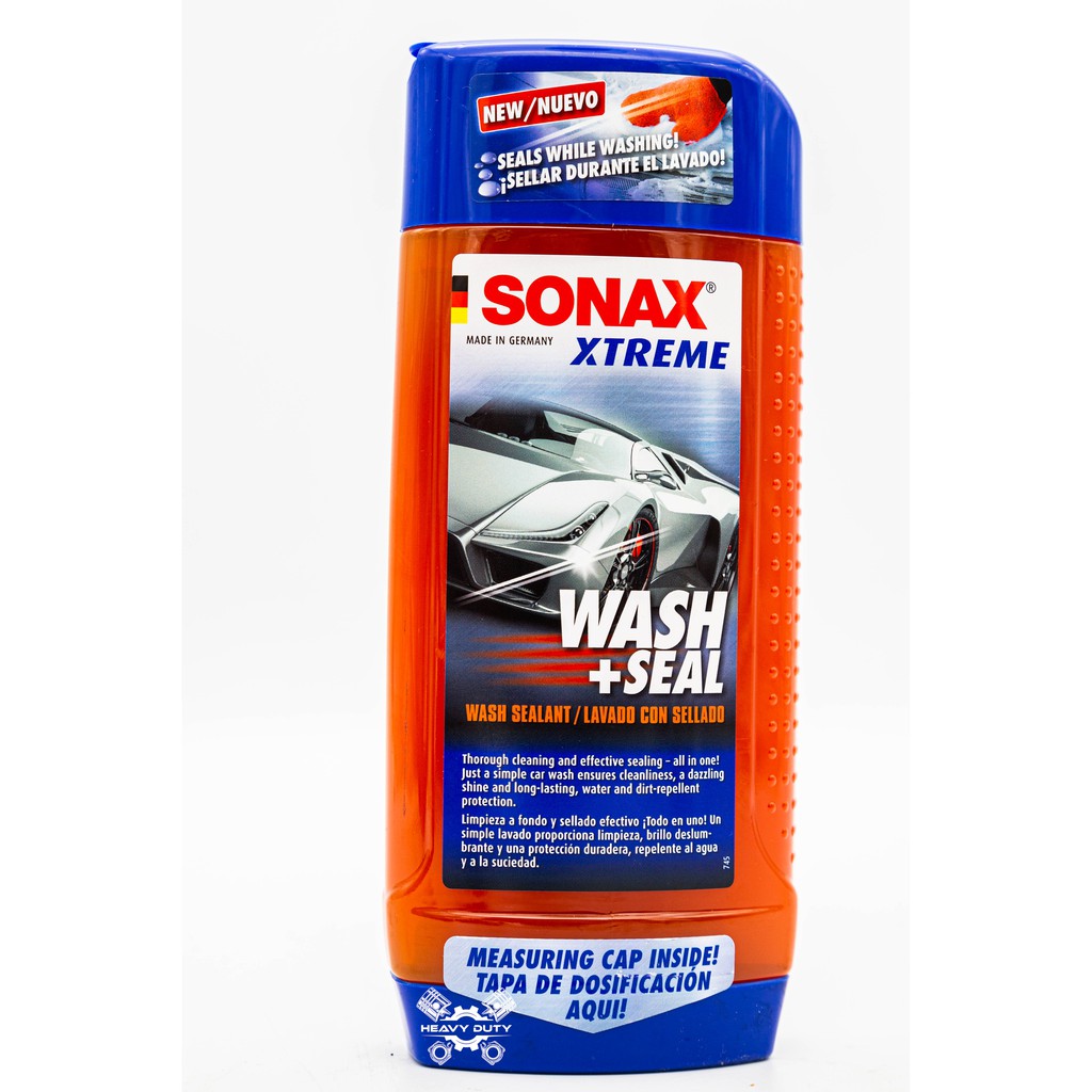 Xà Bông Rửa Xe Và Bảo Vệ Xe - Sonax Wash & Seal 500ml