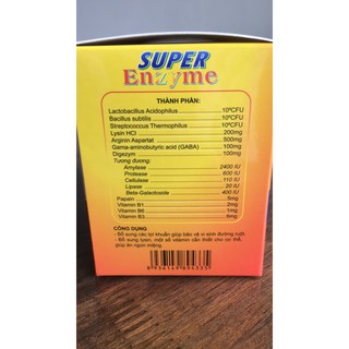 Cốm Super Enzyme (Hộp 20 gói x 3G)