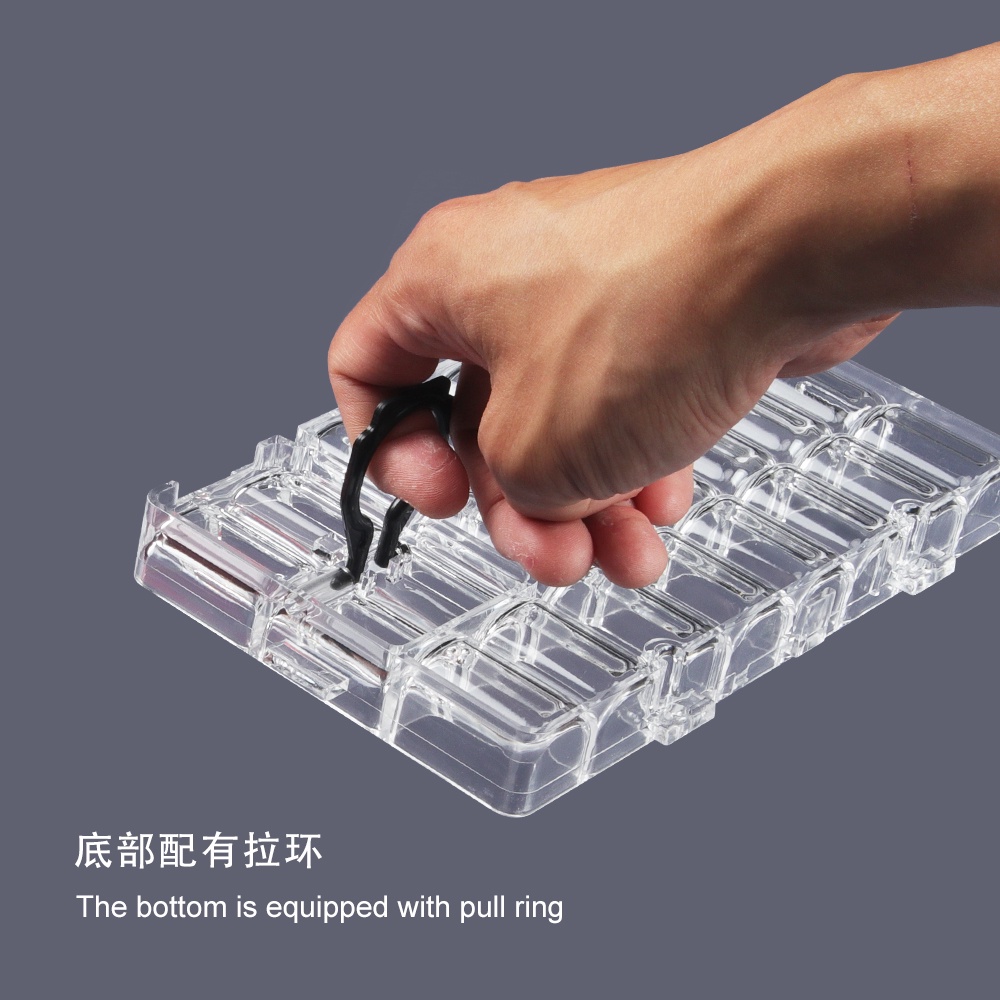 Hộp 24 Ô Chữ U 13ml Dùng Đựng Màu Nước / Sơn Dầu Acrylic