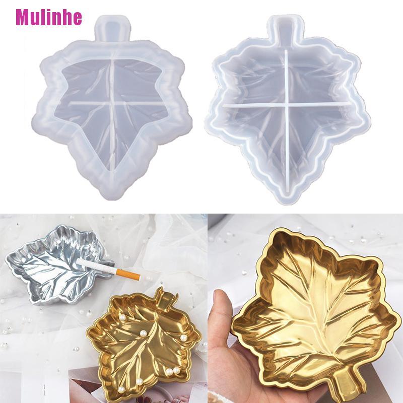 Khuôn Silicone Tạo Hình Lá Phong Làm Gạt Tàn Thuốc / Trang Sức DIY