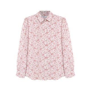Áo sơ mi chiffon hoa nhí hồng S581 NỮ TNG