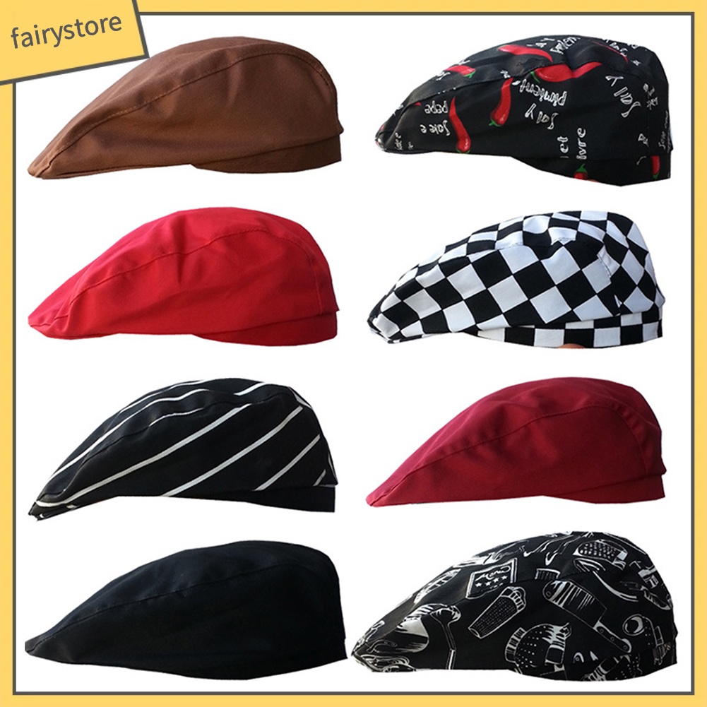Mũ beret hoạ tiết sọc cho nam và nữ