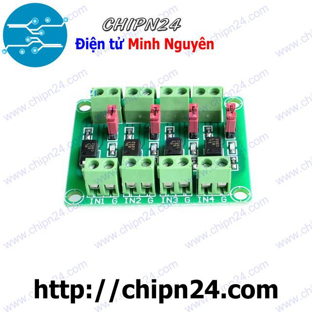 [1 CÁI] Mạch ra chân Opto Cách Ly 4 Kênh PC817