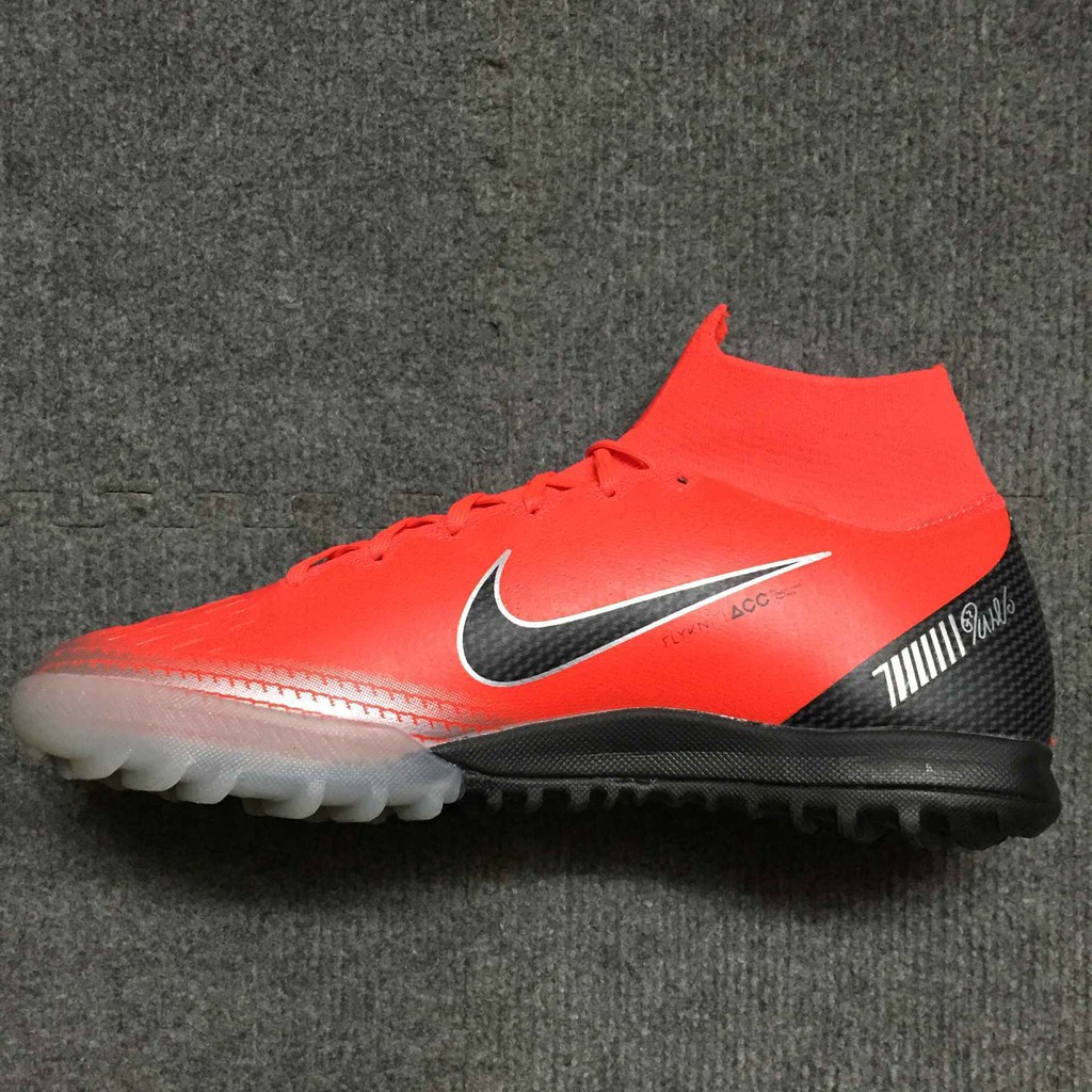 Giày đá bóng Superfly CR7 đỏ pha nhân tạo
