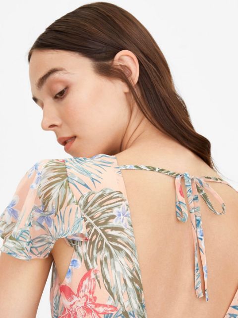 Đầm midi hoa Iris