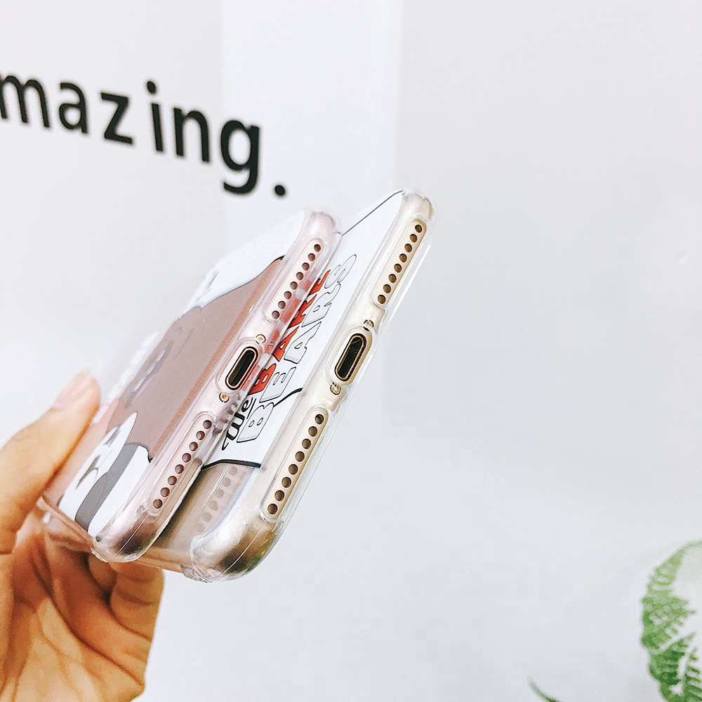 Ốp iphone Ốp điện thoại mềm họa tiết gấu đáng yêu cho Iphone 6s 7 8 plus X XR XS MAX 11 pro max 7plus 8plus se 2020 | BigBuy360 - bigbuy360.vn