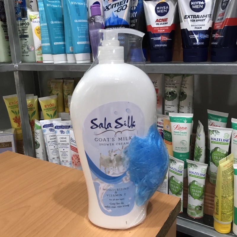 Sữa Tắm Dê Sala Silk 1,2 Lít 3 Mùi hương