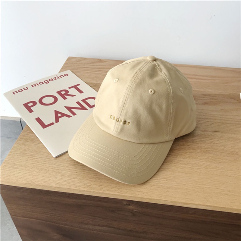 Mũ lưỡi trai thêu chữ phong cách unisex thời trang Hàn Quốc cho nam nữ