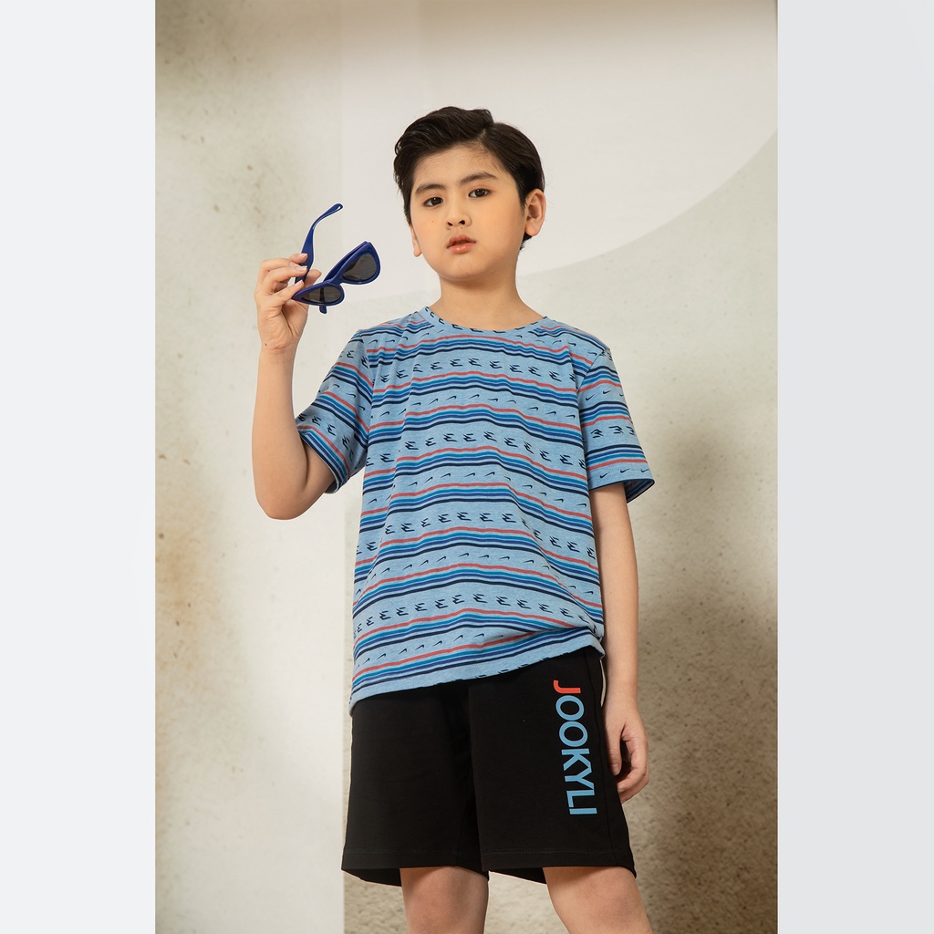 Bộ thun JOOKYLI bé trai màu xanh 94B0537