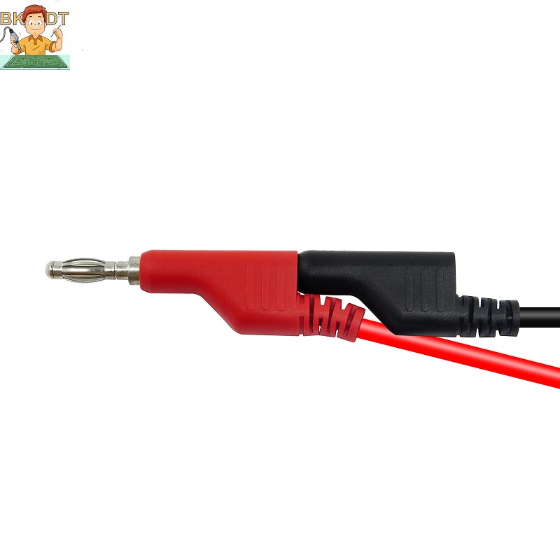 Cặp dây đầu jack chuối 4mm và kẹp móc