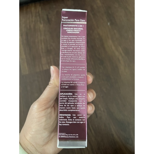 Retinol Super Eye Lift - giúp chống lại quầng thâm, nếp nhăn và đôi mắt sưng húp