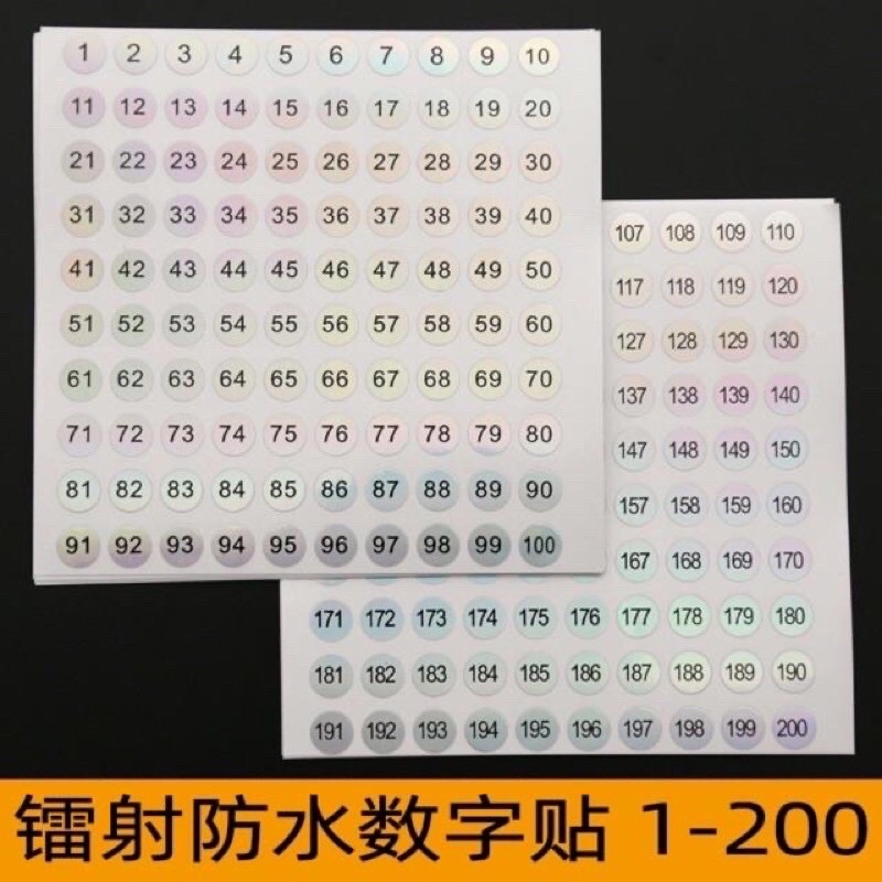 Tem số dán chai sơn