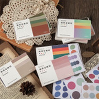 Set 30 tờ sticker chấm bi siêu nhiều, siêu tiết kiệm trang trí sổ bullet journal (Kèm video)