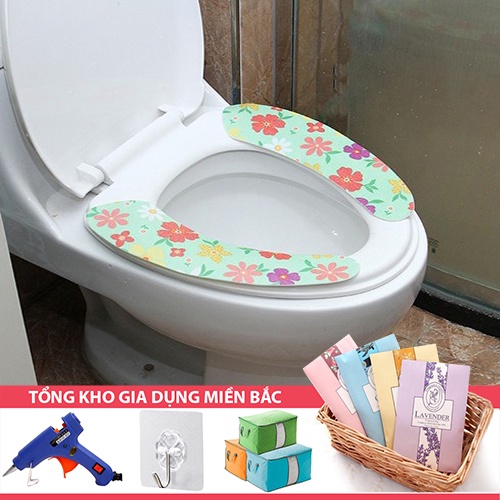 [Tổng Kho Sỉ] Gói 2 Miếng Dán Lót Bồn Cầu Mùa Hè - Mùa Đông Sạch Sẽ Kiểu 1