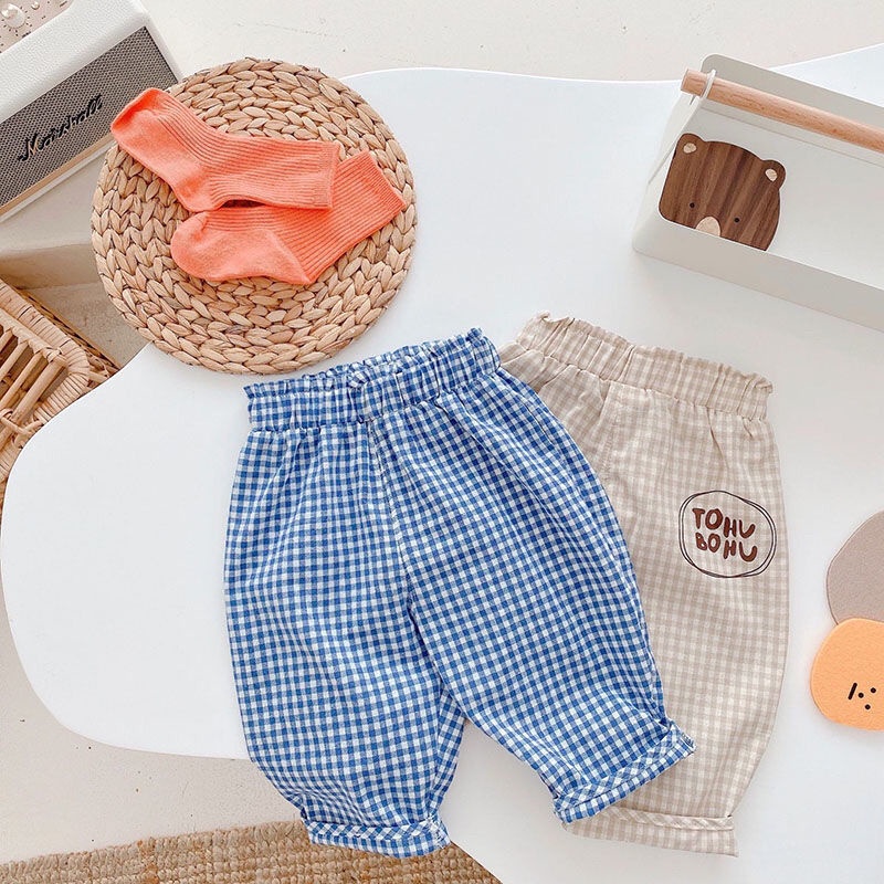 [Babycat] Hàng Có Sẵn Quần Ống Rộng Mỏng Phong Cách Nhật Bản Hàn Quốc Thời Trang Mùa Hè Hàng Mới Dành Cho Bé Trai Và Bé Gái 2022