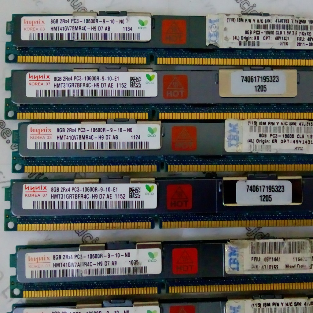 [RAM MÁY CHỦ] DDR3 4GB 8GB ECC REG BUS 1066 1333 1600Mhz chạy main X58, main X79 | BigBuy360 - bigbuy360.vn