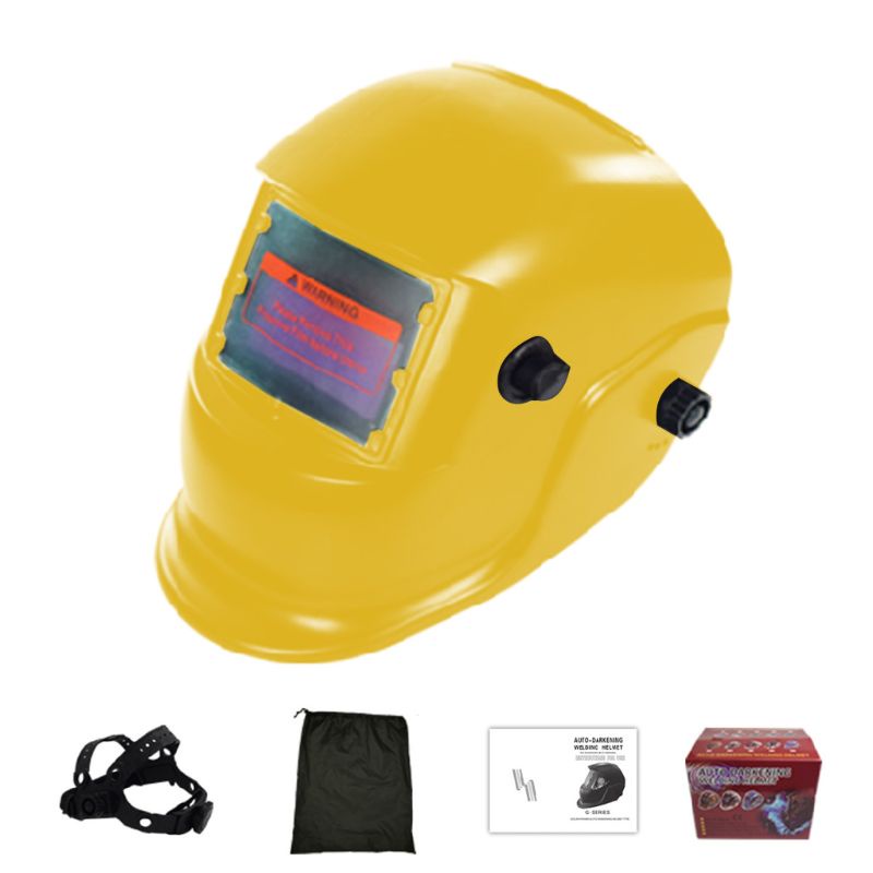 Mũ Bảo Hiểm Hàn Điện Năng Lượng Mặt Trời Tự Động Tối Điều Chỉnh Vòng Cung Mài Cắt Bảo Vệ Mắt