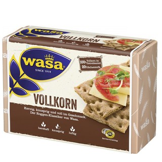Bánh Mì Giòn Nguyên Cám Wasa Vollkorn túi 260g