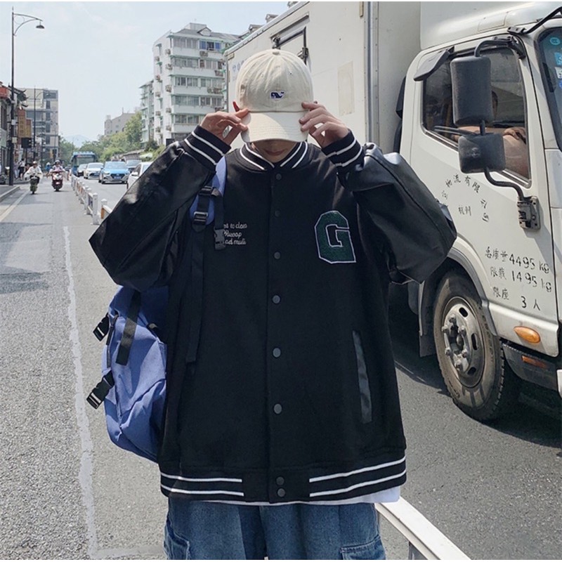 [Mã WASTMAY giảm 15% tối đa 30K đơn 150K] [Order taobao Áo khoác bomber phối tay da unisex ullzang | BigBuy360 - bigbuy360.vn