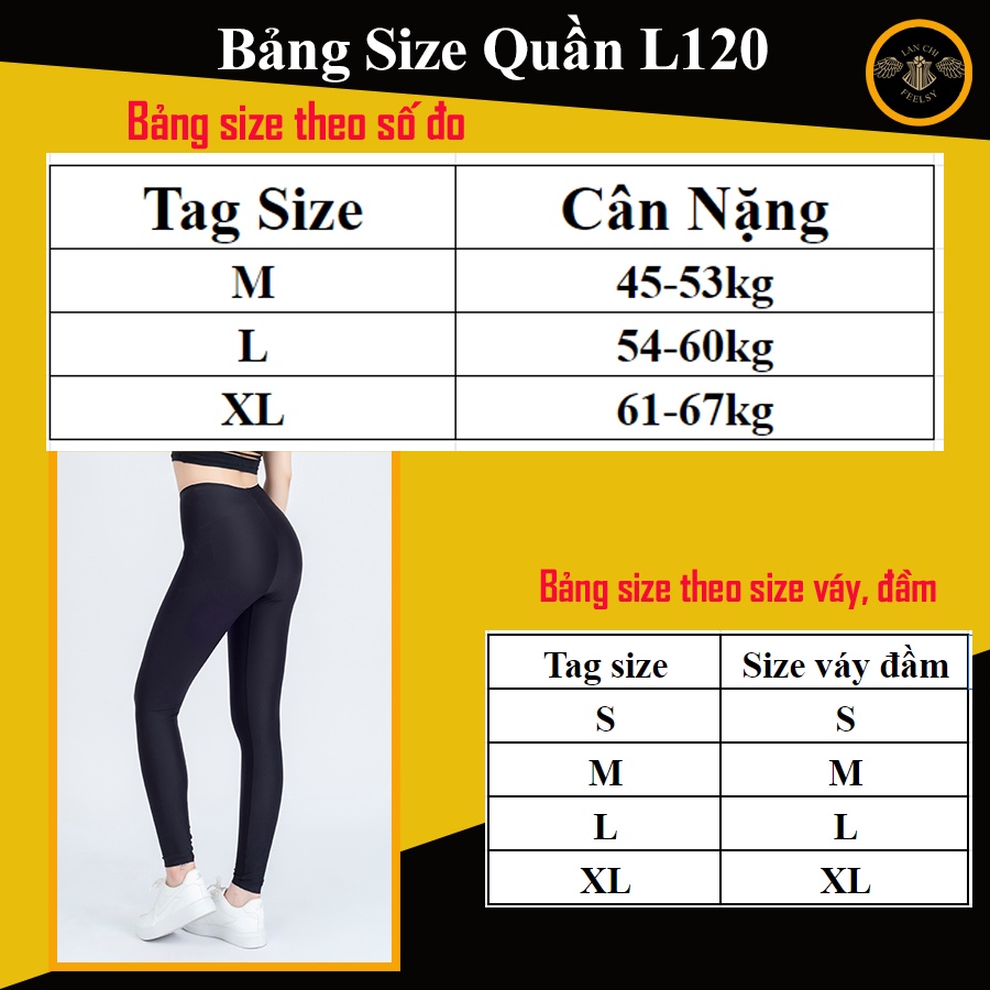 Quần bó Legging L120 ôm sát siết,gen giấu bụng, giảm mỡ sau sinh, nâng mông, cạp cao, tôn dáng,chất đẹp, co dãn, tập gym