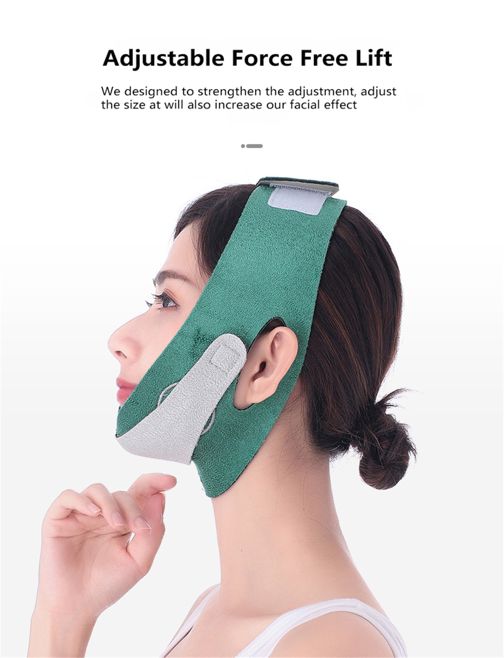 Đai đeo định hình khuôn mặt làm thon gọn và tạo hình chữ V chống chảy xệ 2 phong cách tùy chọn tiện lợi | BigBuy360 - bigbuy360.vn