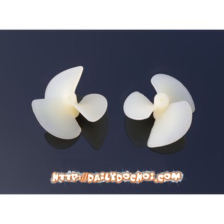 Cặp chân vịt có trục 2mm đường kính 2 * 36mm sử dụng trong chế tạo tàu điều khiển từ xa, hàng chất lượng cao.