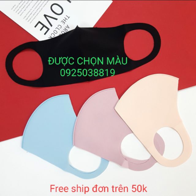 [HÀNG CHUẨN ĐẸP]Khẩu trang su 3D có hình thật (thay thế khẩu trang y tế)